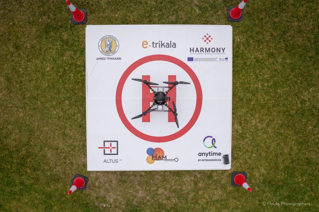 Παράδοση φαρμάκων με drone στα Τρίκαλα                                        drone                       10 1024x682