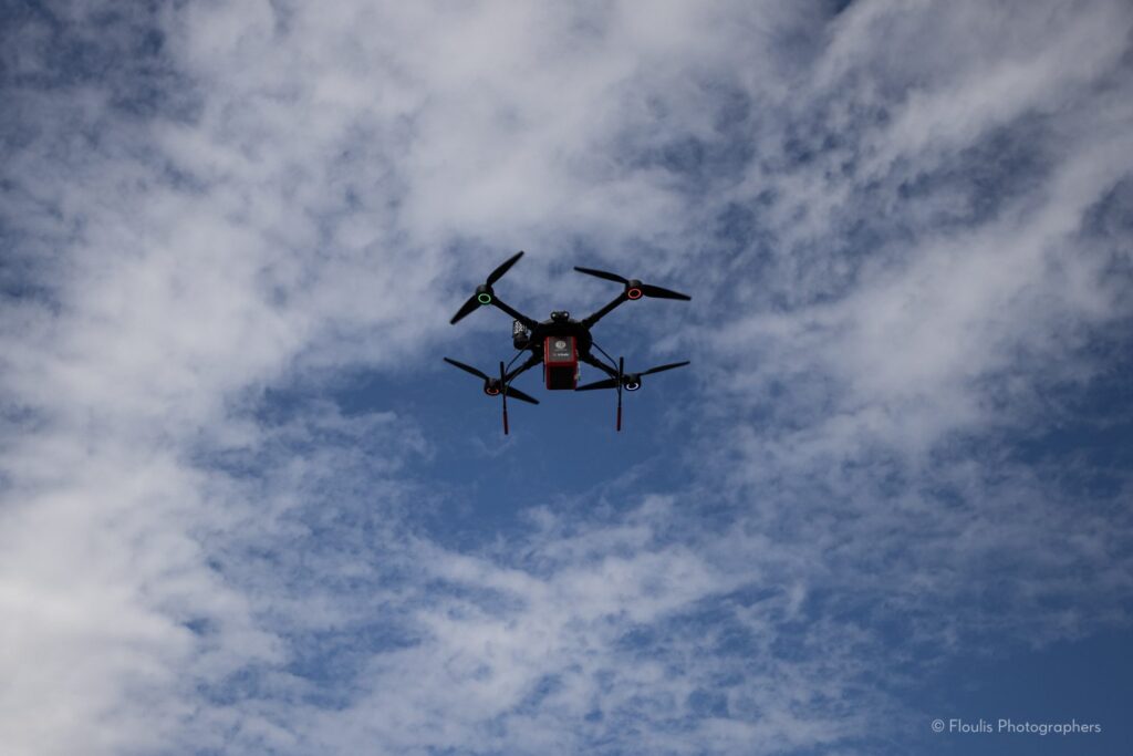 Παράδοση φαρμάκων με drone στα Τρίκαλα                                        drone                       4 1024x683