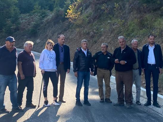 Ολοκληρώνεται η βελτίωση του οδικού τμήματος στα όρια Καρδίτσας-Ευρυτανίας