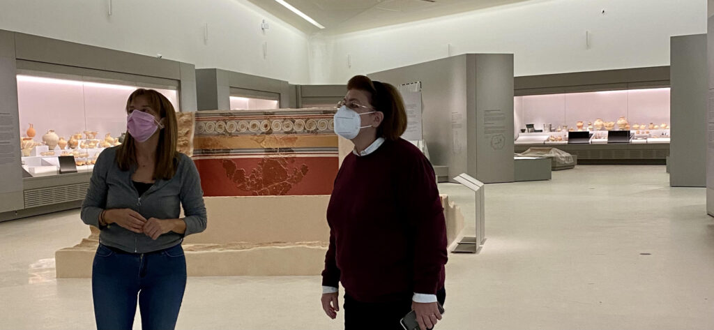 Αυτοψία Μενδώνη στο υπό κατασκευή Αρχαιολογικό Μουσείο Χανίων 19102021                                                                                           1 1024x473