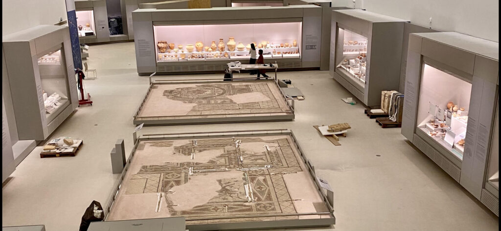 Αυτοψία Μενδώνη στο υπό κατασκευή Αρχαιολογικό Μουσείο Χανίων 19102021                                                                                           2 1024x473