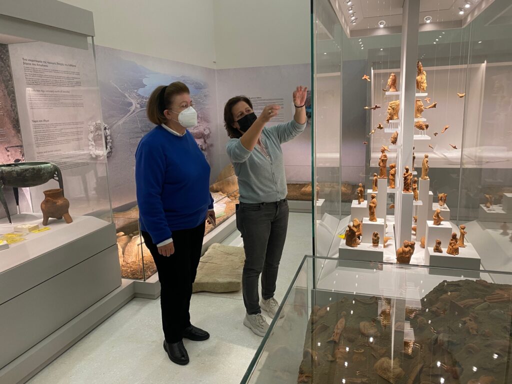Αυτοψία Λίνας Μενδώνη στο νέο Αρχαιολογικό Μουσείο Μεσολογγίου                                                                                     1 1024x768