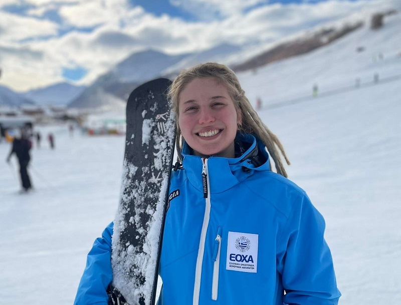 Ανήλιο Μετσόβου: «Αργυρή» και «χάλκινη» η Ιωάννα Λιχούνα σε διεθνή αγώνα χιονοσανίδας
