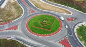 Ολοκληρώθηκε ο κυκλικός κόμβος στη  βορειοανατολική είσοδο του Τυρνάβου                                                275x150