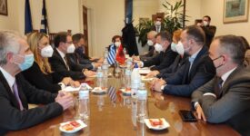 Συνάντηση Ιωάννη Μπούγα με εκπροσώπους του Αλβανικού Κοινοβουλίου                                                                                                                             275x150