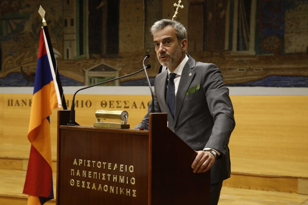 Ο Δήμος Θεσσαλονίκης τίμησε την 107η επέτειο της Γενοκτονίας των Αρμενίων