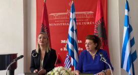 Μνημόνιο συνεργασίας Ελλάδας-Αλβανίας για προστασία και ανάδειξη μνημείων και αρχαιολογικών χώρων στην Αλβανία￼                                                                                                                                                                                                                 275x150