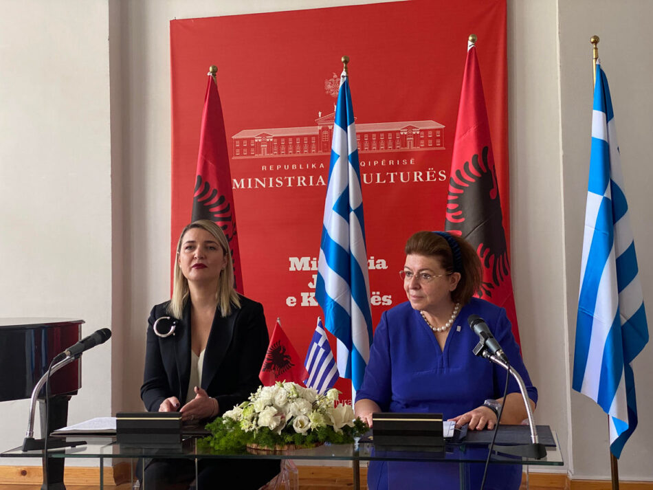 Μνημόνιο συνεργασίας Ελλάδας-Αλβανίας για προστασία και ανάδειξη μνημείων και αρχαιολογικών χώρων στην Αλβανία￼                                                                                                                                                                                                                 950x713
