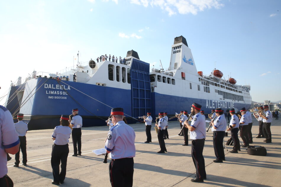 Πειραιάς: Ξεκίνησε η θαλάσσια επιβατική σύνδεση Κύπρου-Ελλάδας                                                                                                     950x633