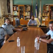Συνάντηση Δημάρχου Λεβαδέων με τον νεό Αστυνομικό Διευθυντή Βοιωτίας                                                                                                               180x180