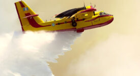 Ενημέρωση για τις δασικές πυρκαγιές σε Φωκίδα και Αργολίδα Canadair CL 215 1 275x150