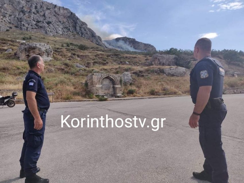 Τώρα: Μεγάλη πυρκαγιά στην Αρχαία Κόρινθο-Δείτε βίντεο IMG 20220613 171653 850x638 1