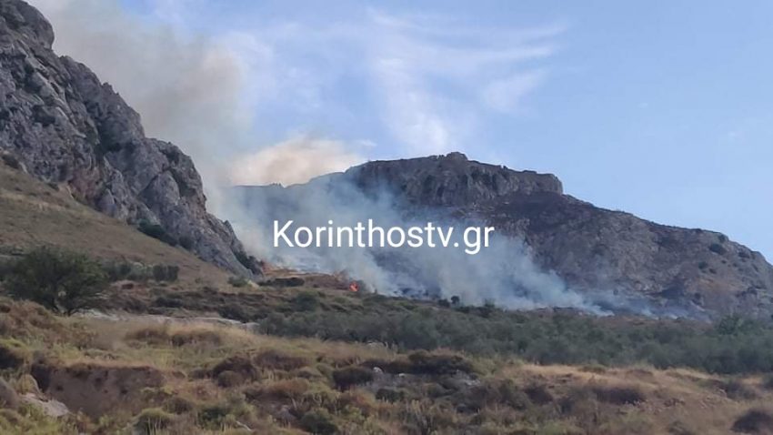 Τώρα: Μεγάλη πυρκαγιά στην Αρχαία Κόρινθο-Δείτε βίντεο IMG 20220613 171821 850x478 1