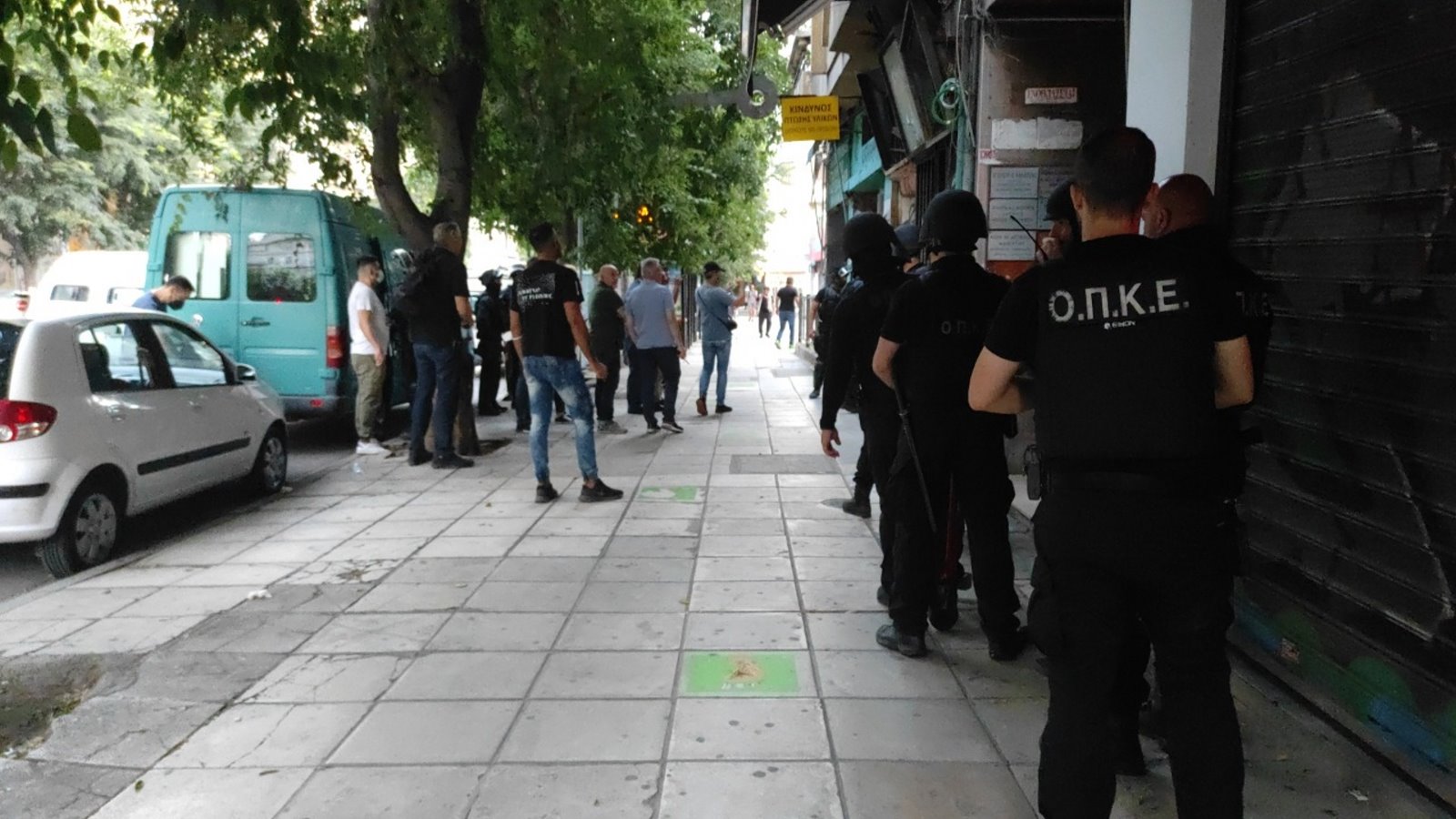 Θεσσαλονίκη: Η Αστυνομία εκκένωσε δημόσιο κτίριο που ήταν υπό κατάληψη 7 χρόνια 22072022gathkatalipsi002