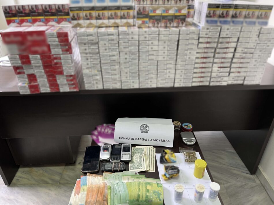 Θεσσαλονίκη Θεσσαλονίκη: Συνελήφθησαν 2 έμποροι λαθραίων καπνικών προϊόντων και ναρκωτικών ουσιών 220920222tsig 950x713