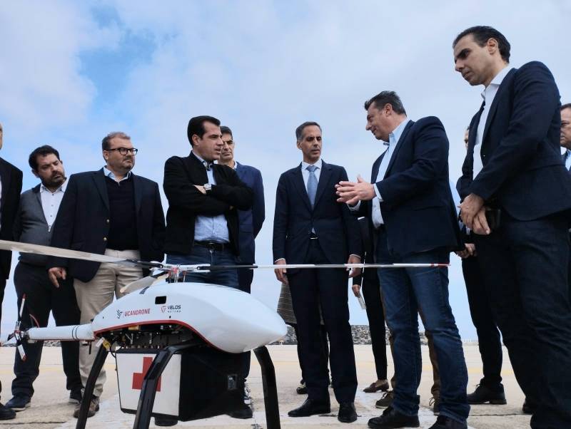 Μεταφορά φαρμάκων με drone σε μικρά νησιά του Αιγαίου                                        drone