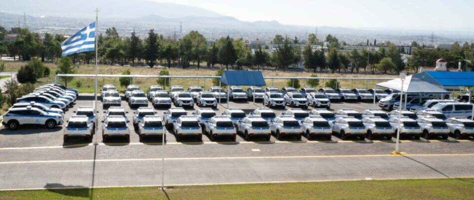 Η Ελληνική Αστυνομία παρέλαβε 63 νέα οχήματα 23112022paralavioximatwn001 scaled e1678038708721 950x401