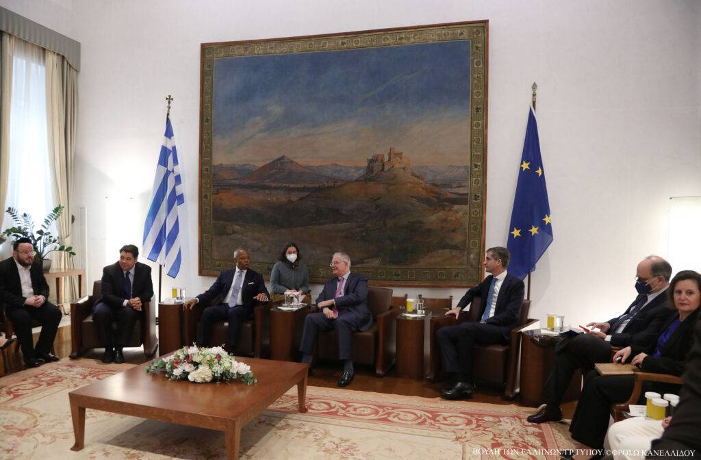 Συνάντηση του Προέδρου της Βουλής των Ελλήνων με τον Δήμαρχο της Νέας Υόρκης                                                                                                                                               1024x672
