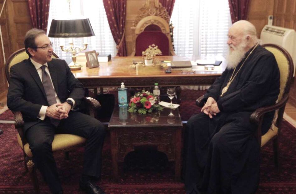 Συνάντηση Μπούγα με τον Αρχιεπίσκοπο Αθηνών και Πάσης Ελλάδος                                                                                                                    1 950x622