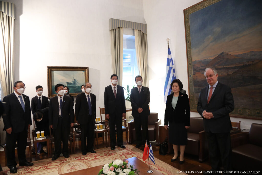Συνάντηση του Προέδρου της Βουλής των Ελλήνων με την Αντιπρόεδρο του Κρατικού Συμβουλίου της Λαϊκής Δημοκρατίας της Κίνας IMG  20 02 2023 999 38 1024x683