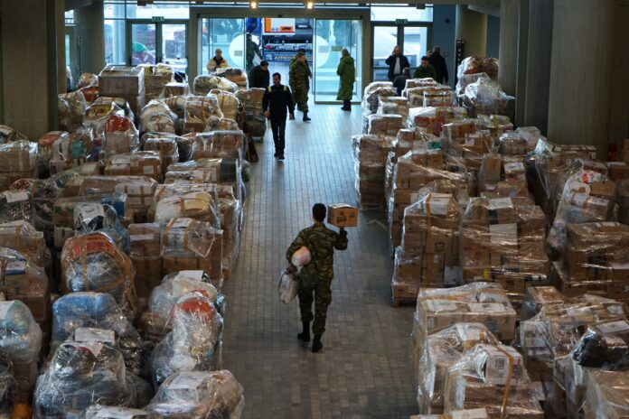 Θεσσαλονίκη: Ολοκληρώθηκε η συλλογή ανθρωπιστικής βοήθειας για τους σεισμόπληκτους σε Τουρκία και Συρία