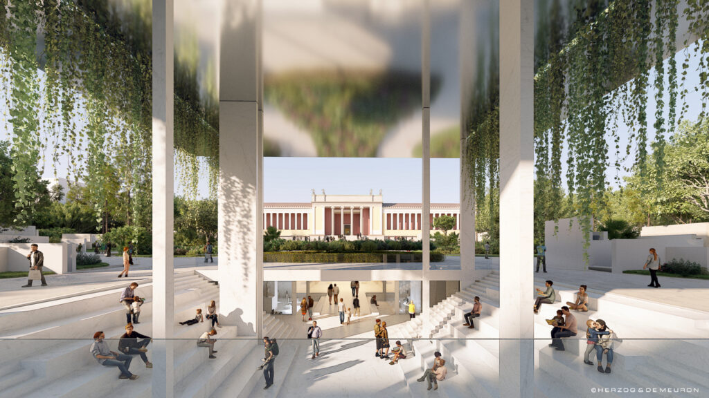 9 νέες προτάσεις για το Εθνικό Αρχαιολογικό Μουσείο Herzog and de Meuron Aeter Architects 1024x576