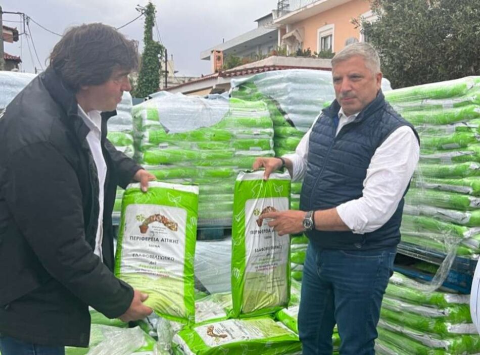 Δωρεάν διανομή 5.000 σάκων λιπάσματος στο Γεωργικό Συνεταιρισμό Κορωπίου                             5