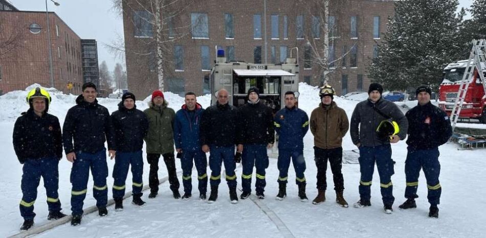 Εκπαίδευση πυροσβεστών στη Φινλανδία                                                                       950x466