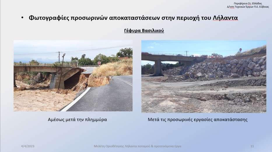 Χαλκίδα: Διάνοιξη εκβολής Λήλα με κατεδάφιση 18 κτισμάτων gefira vasilikou
