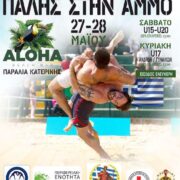 Πιερία: Πανελλήνιο πρωτάθλημα πάλης στην άμμο                                                                        2023 180x180