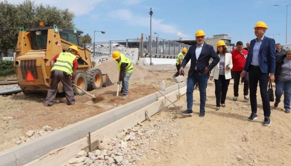 Μεταμόρφωση: Προχωρά η κατασκευή ανισόπεδου κόμβου στο ύψος του Προαστιακού στην Τατοΐου                                                                                                                                              950x544