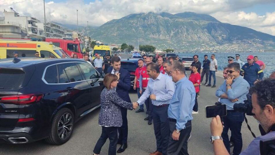 Η Πρόεδρος της Δημοκρατίας Κατερίνα Σακελλαροπούλου πήγε εκτάκτως στην Καλαμάτα                                                                                                                                                       950x534