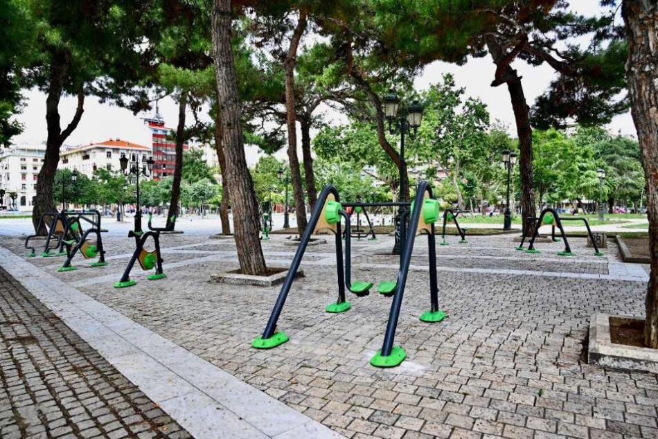 Θεσσαλονίκη: Νέο υπαίθριο γυμναστήριο στην πλατεία Αρχαίας Αγοράς                                                                                                                           950x634