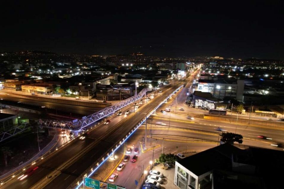 Νέος φωτισμός στη γέφυρα της Λεωφόρου Αθηνών                                                                                    950x633