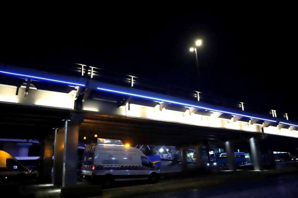 Νέος φωτισμός στη γέφυρα της Λεωφόρου Αθηνών                                                                                    2