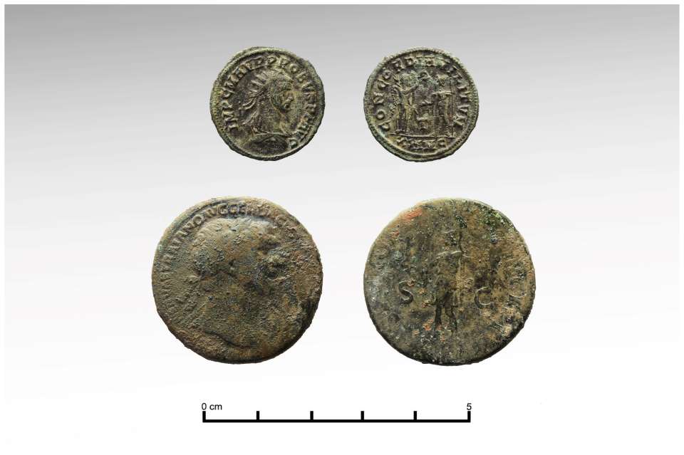 Δείτε ευρήματα που ανακαλύφθηκαν στο Βρυόκαστρο Κύθνου                                                  sestertius                                       106