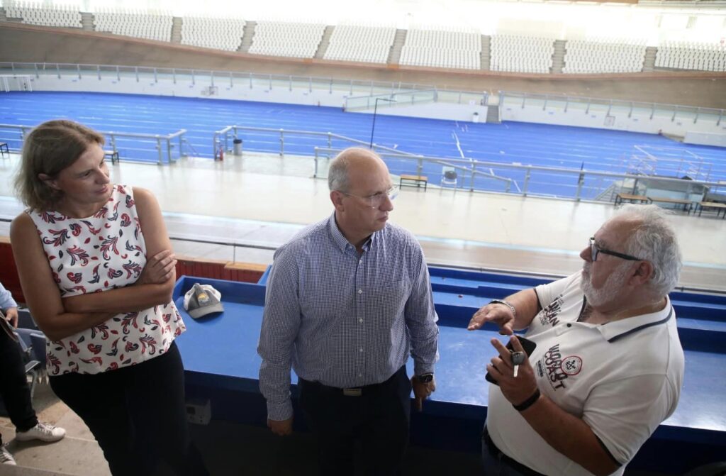 Επίσκεψη Γιάννη Οικονόμου στο Ολυμπιακό Αθλητικό Κέντρο Αθήνας «Σπύρος Λούης»                             7 1024x671
