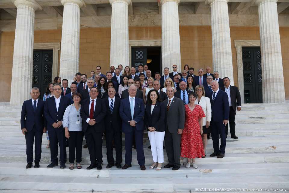 Χαιρετισμός του Προέδρου της Βουλής στη 14η Γενική Συνέλευση της Παγκόσμιας Διακοινοβουλευτικής Ένωσης Ελληνισμού 14