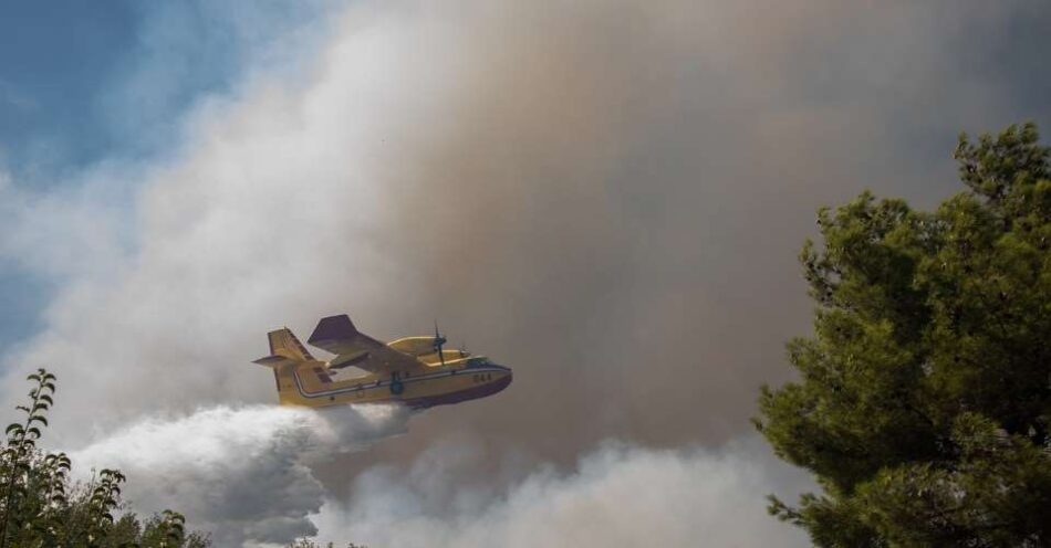 Πυρκαγιά σε δασική έκταση στη Φθιώτιδα Canadair  950x496