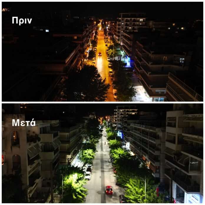 Φωτα LED στους δρόμους της Θεσσαλονίκης                                                LED