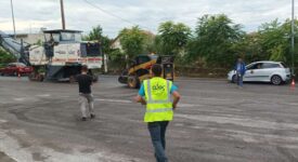 Εργασίες ασφαλτόστρωσης σε κεντρικές οδούς της Καλαμάτας                                                                                                            275x150