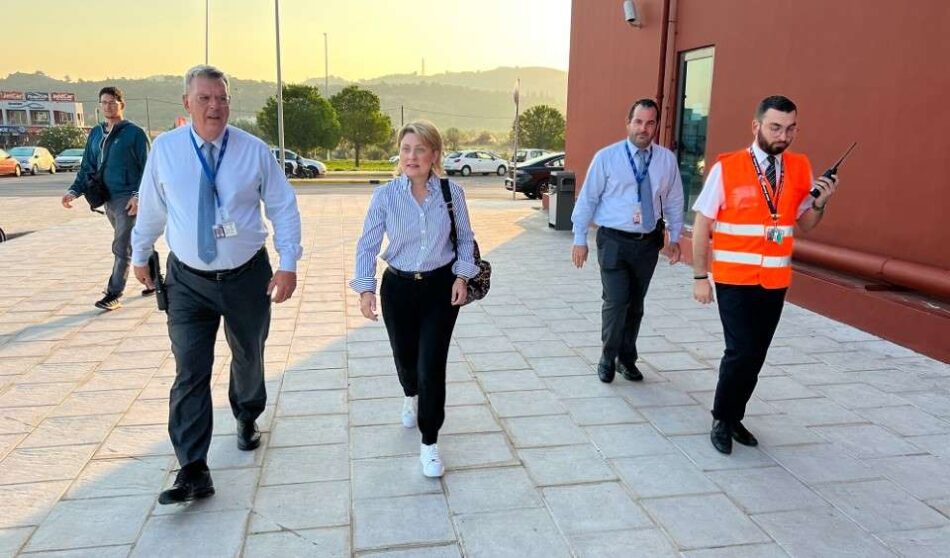 Επίσκεψη της Υφυπουργού Υποδομών και Μεταφορών Χριστίνας Αλεξοπούλου στο Αεροδρόμιο Ζακύνθου                                                                                                                                                                                950x558