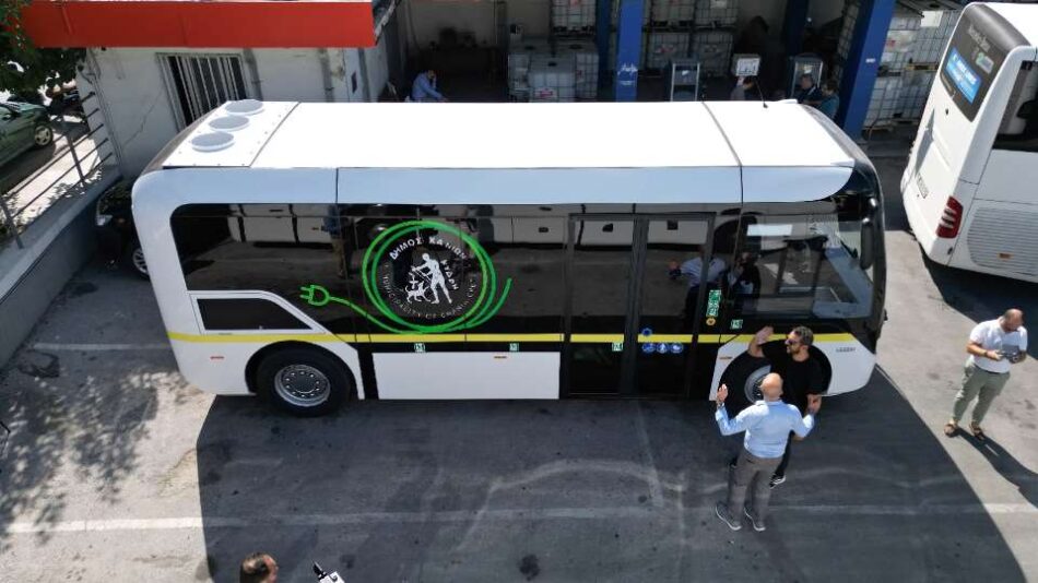Ο Δήμος Χανίων παρέλαβε ηλεκτρικό λεωφορείο                                                               950x534