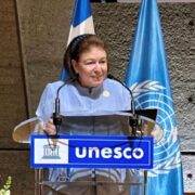 To Διεθνές Βραβείο UNESCO-Ελλάδας Μελίνα Μερκούρη για τη Διαφύλαξη και Διαχείριση Πολιτιστικών Τοπίων στην κοινότητα Gunditjmara Αυστραλία                                         o                                   UNESCO                                                    2023 180x180