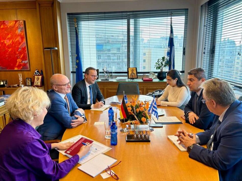 Συνάντηση Αυγενάκη με Γερμανό πρεσβευτή για την ενίσχυση των ελληνογερμανικών σχέσεων στον αγροδιατροφικό τομέα                                                                                                                                                                                                                    950x712