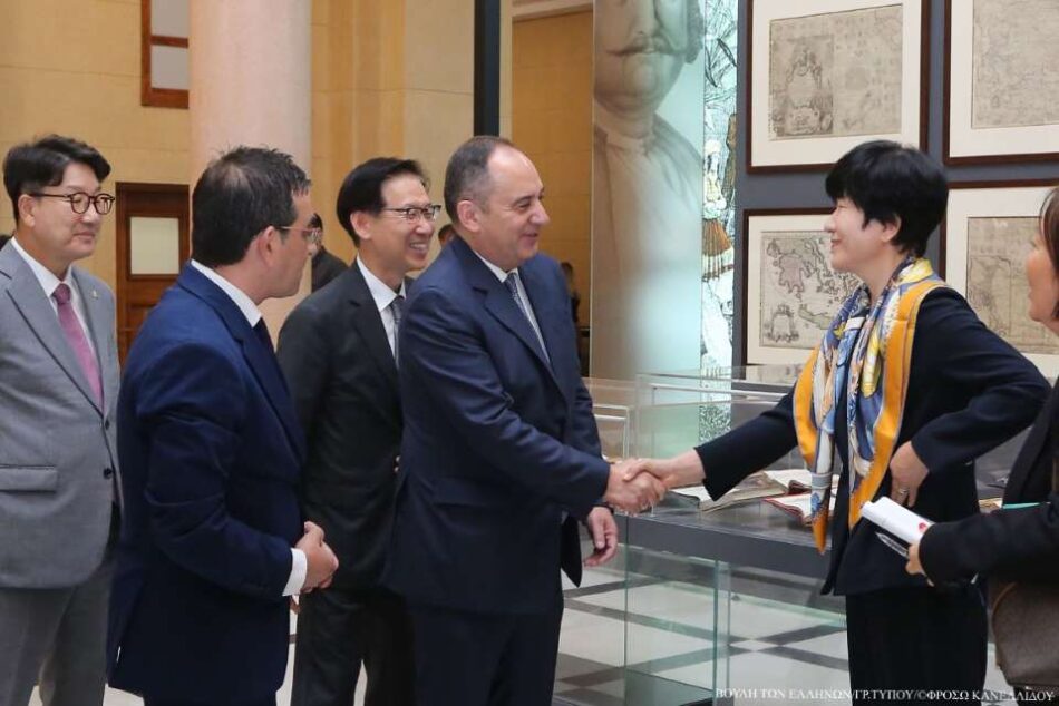 Συνάντηση Α΄ Αντιπροέδρου της Βουλής Ι. Πλακιωτάκη με την Αντιπρόεδρο της Εθνοσυνέλευσης της Δημοκρατίας της Κορέας                                                                                                                                                                  950x634