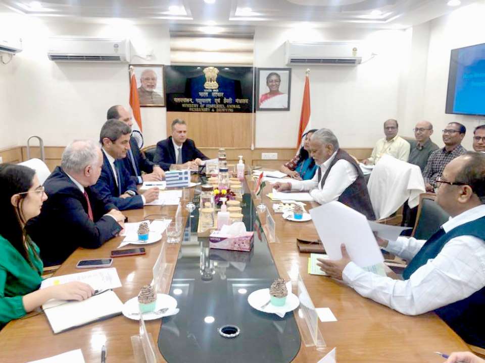 Συναντήσεις Λευτέρη Αυγενάκη με Ινδούς Υπουργούς                                                                                             5