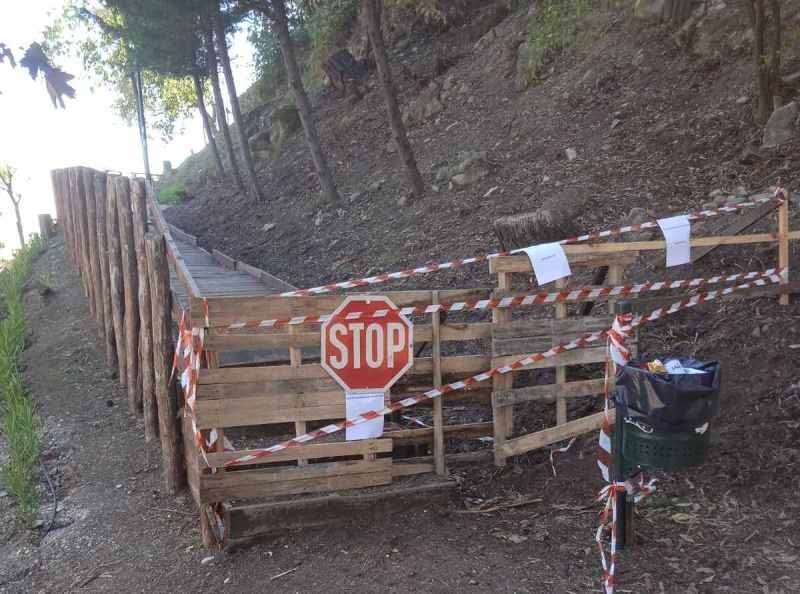 Τρίκαλα: Κλειστή λόγω επισκευών η περιπατητική διαδρομή πέριξ του Φρουρίου