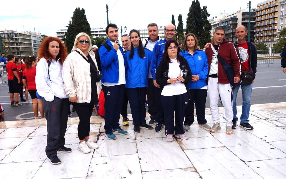 Αθλητές του τμήματος στίβου Βοιωτίας Special Olympics Hellas μετείχαν στον 40ο Μαραθώνιο της Αθήνας 370604310 3473926996253951 2614079598122123102 n 1