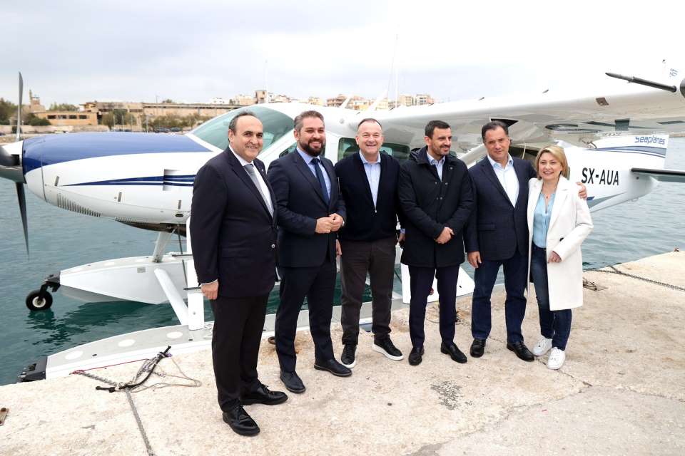Κυβερνητικό κλιμάκιο έκανε την πρώτη δοκιμαστική πτήση με υδροπλάνο της Hellenic Seaplanes                                                                                                                                       Hellenic Seaplanes 2
